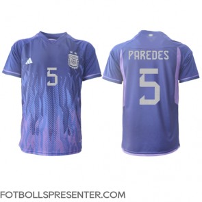 Argentina Leandro Paredes #5 Borta Matchtröja VM 2022 Kortärmad